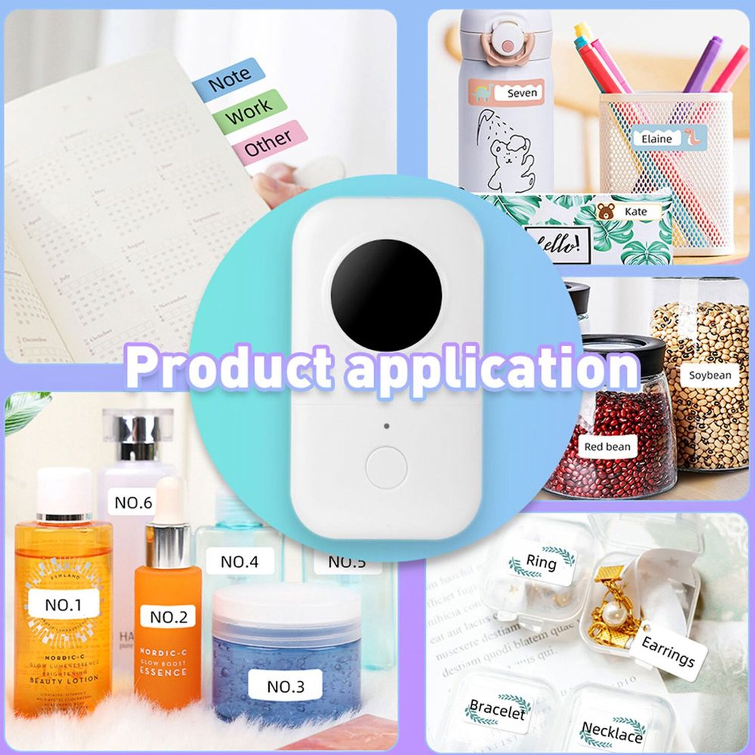 ETICHETTATRICE PORTATILE Niimbot D11 Termica Bluetooth Stampante Per - Foto 13