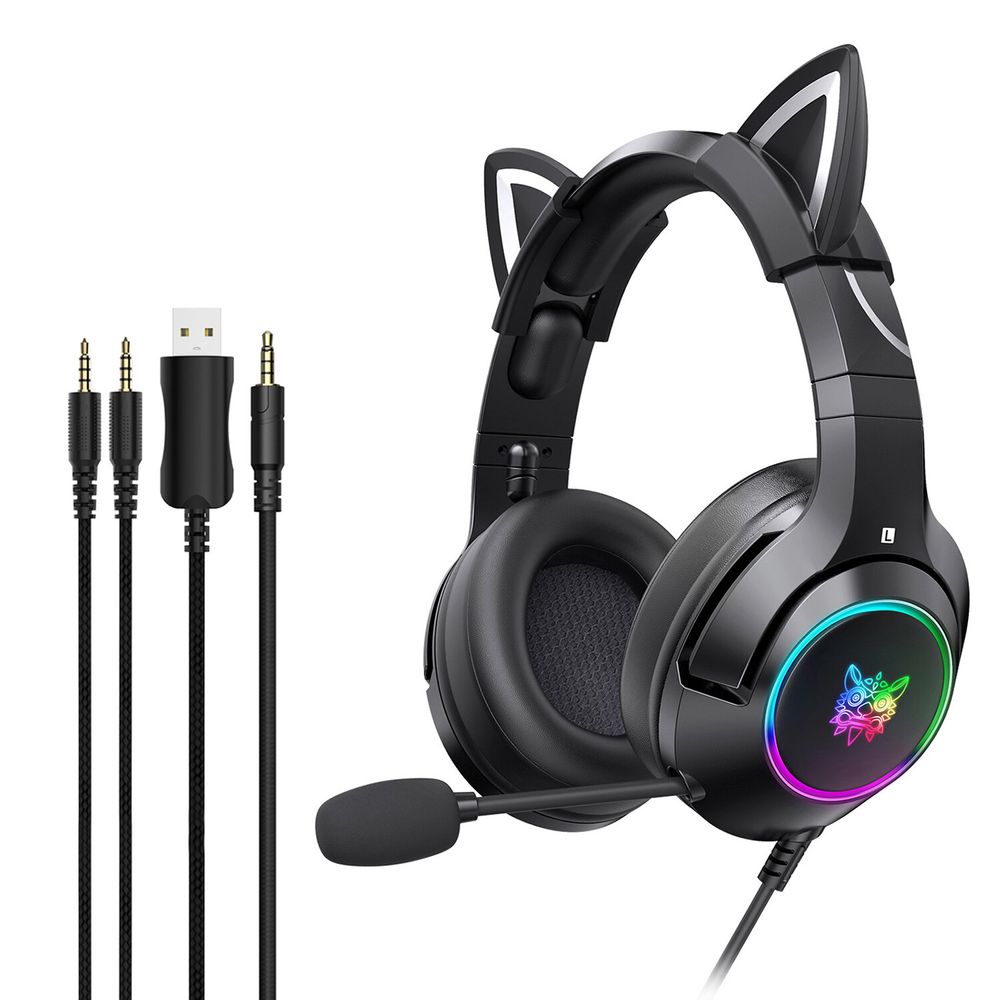 Audifonos orejas de gato gamer hot sale