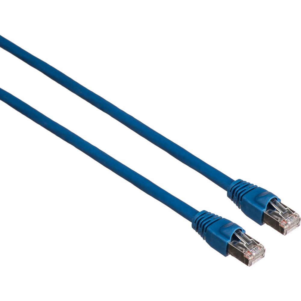 Cable de Conexión Blindado Cat6A Completo 7 Acabado Azul