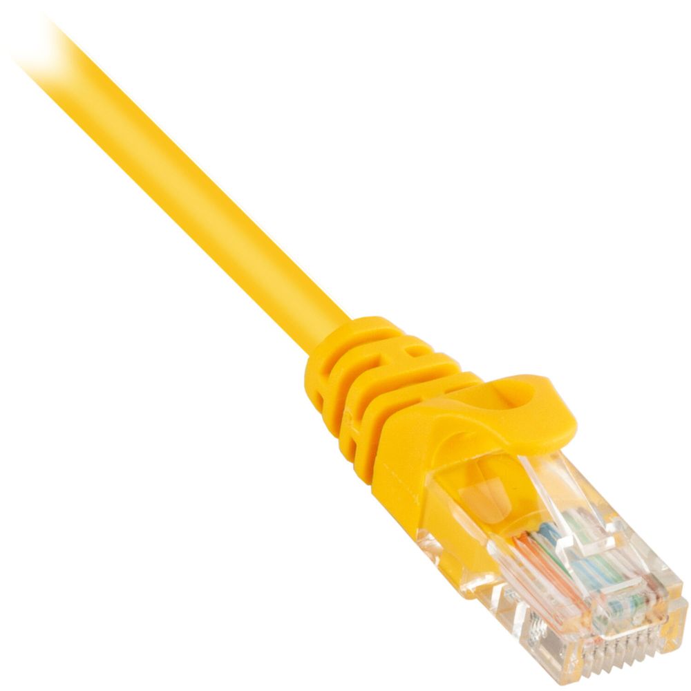 Cable de Red Pearstone Cat 5E Snagless Amarillo 10