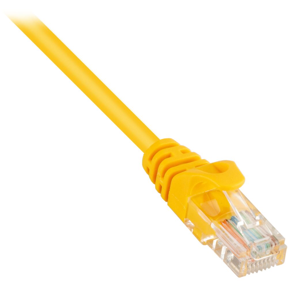 Cable de Red Pearstone Cat 5E Snagless Amarillo 3