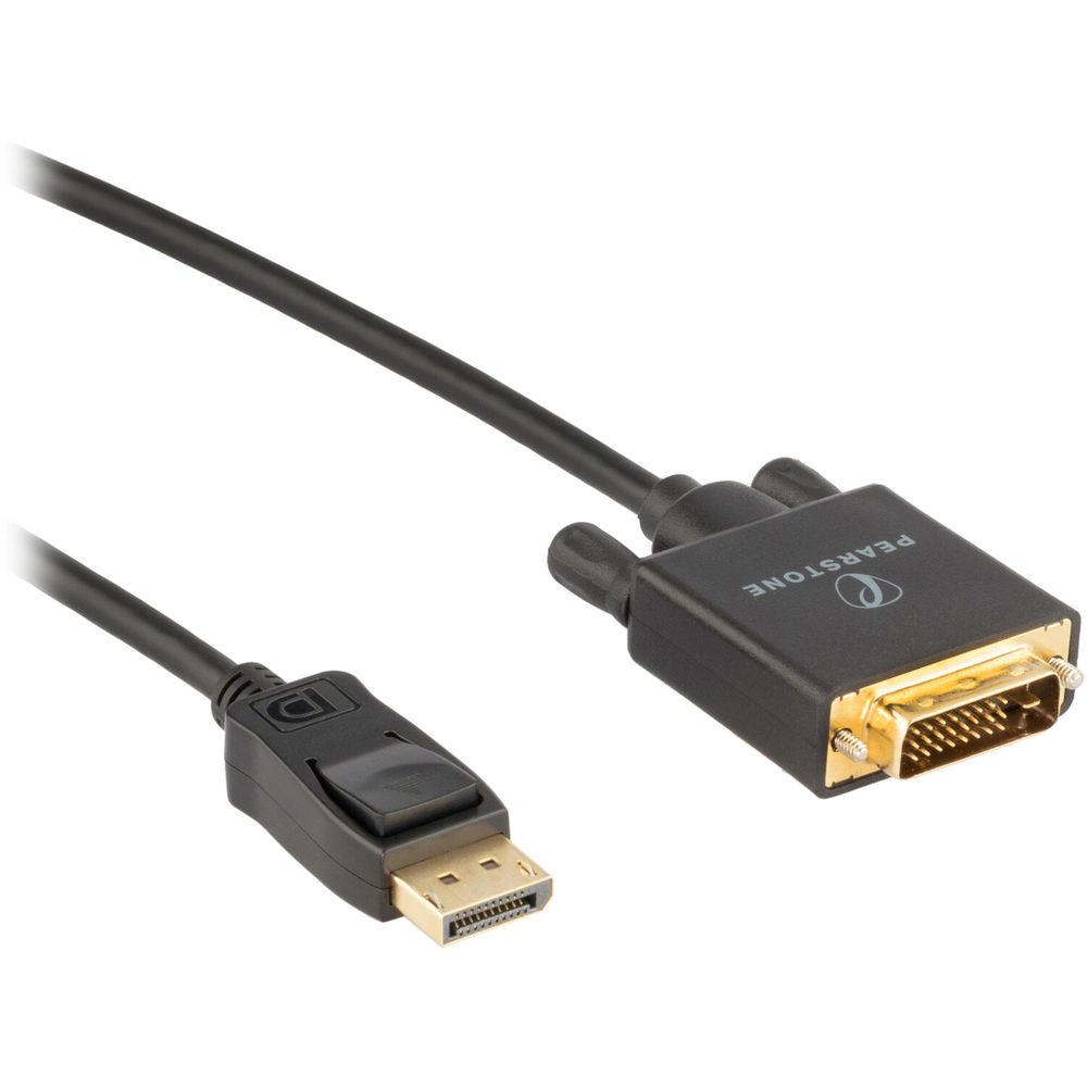 Cable Pearstone Displayport Macho a Dvi D Macho de Un Solo Enlace 15