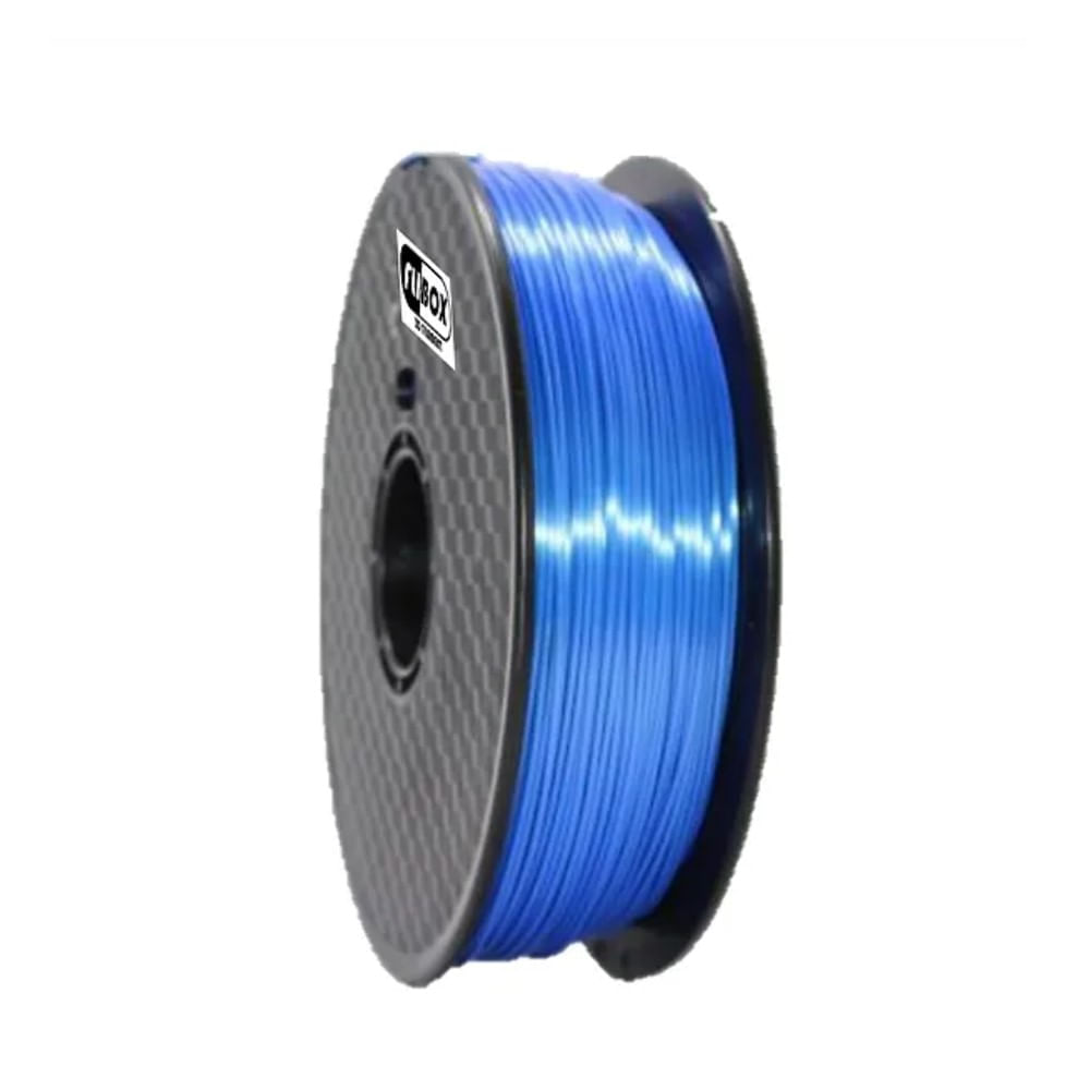 Filamento 3D PLA Sedoso 1KG 1.75mm Flibox Azul Oscuro