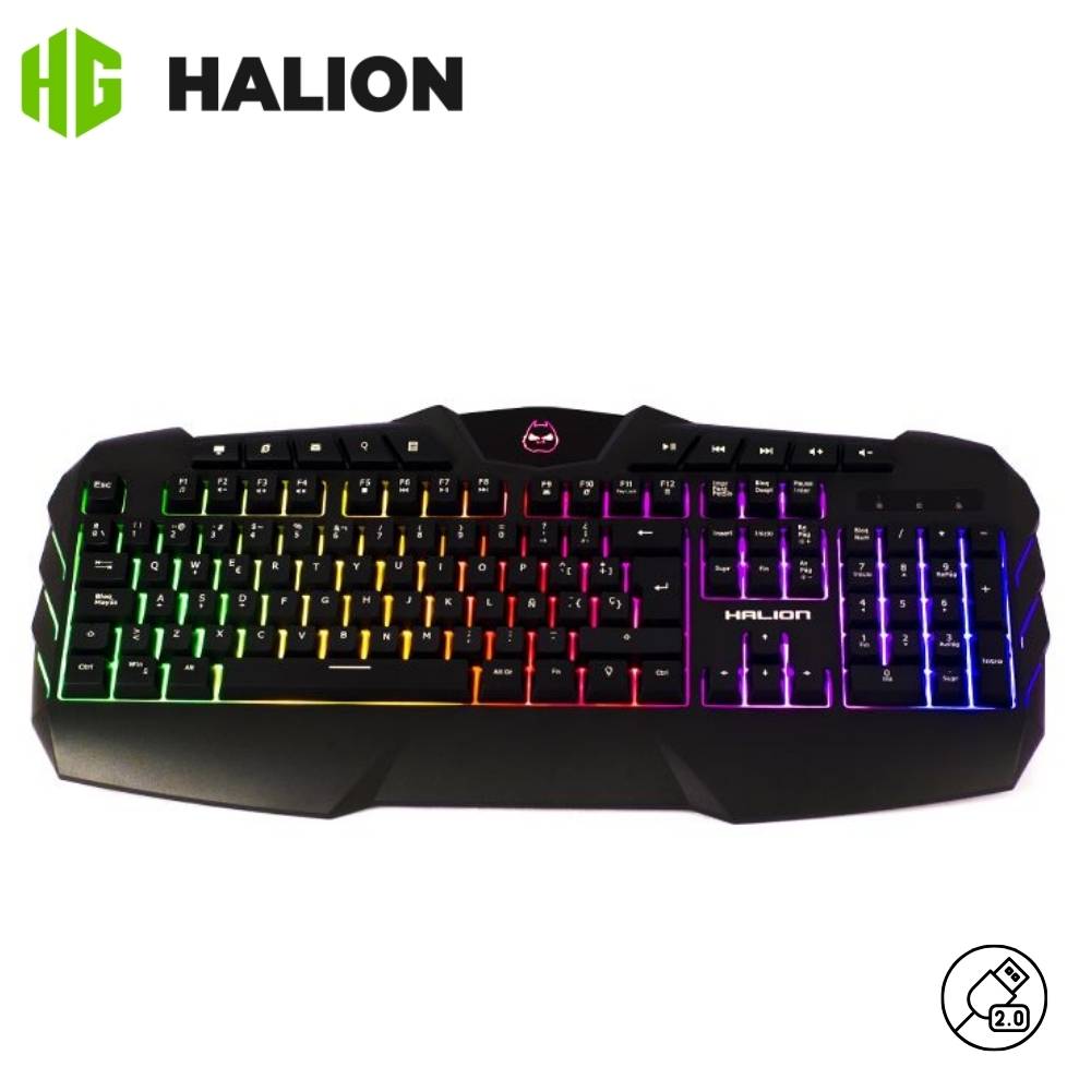 Teclado Gamer Diamond Halion HA-K658 Rainbow