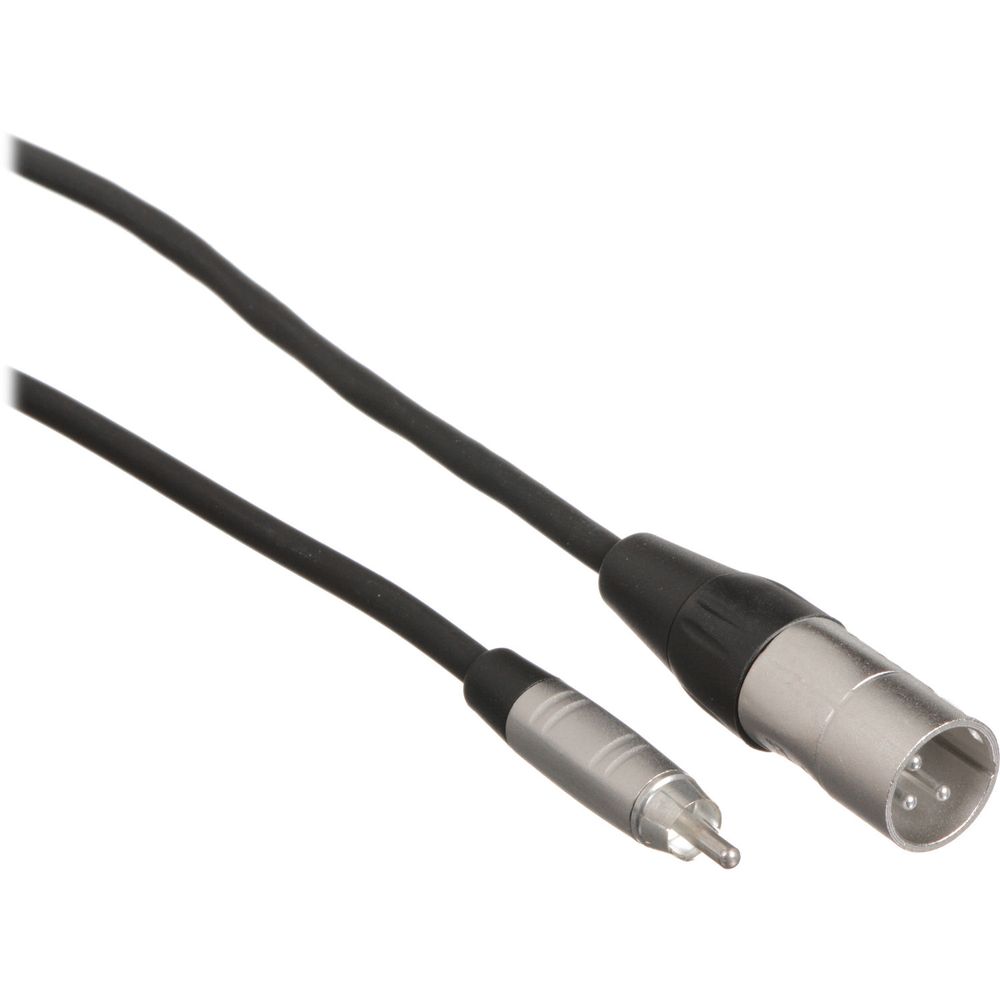 Cable de Audio Hosa Technology Hrx 010 Rca Macho Desbalanceado a Xlr Macho de 3 Pines 10