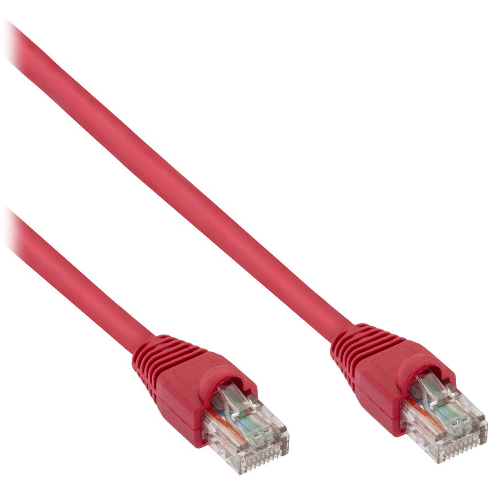 Cable de Conexión Pearstone Cat 5E Snagless Patch 10 Rojo