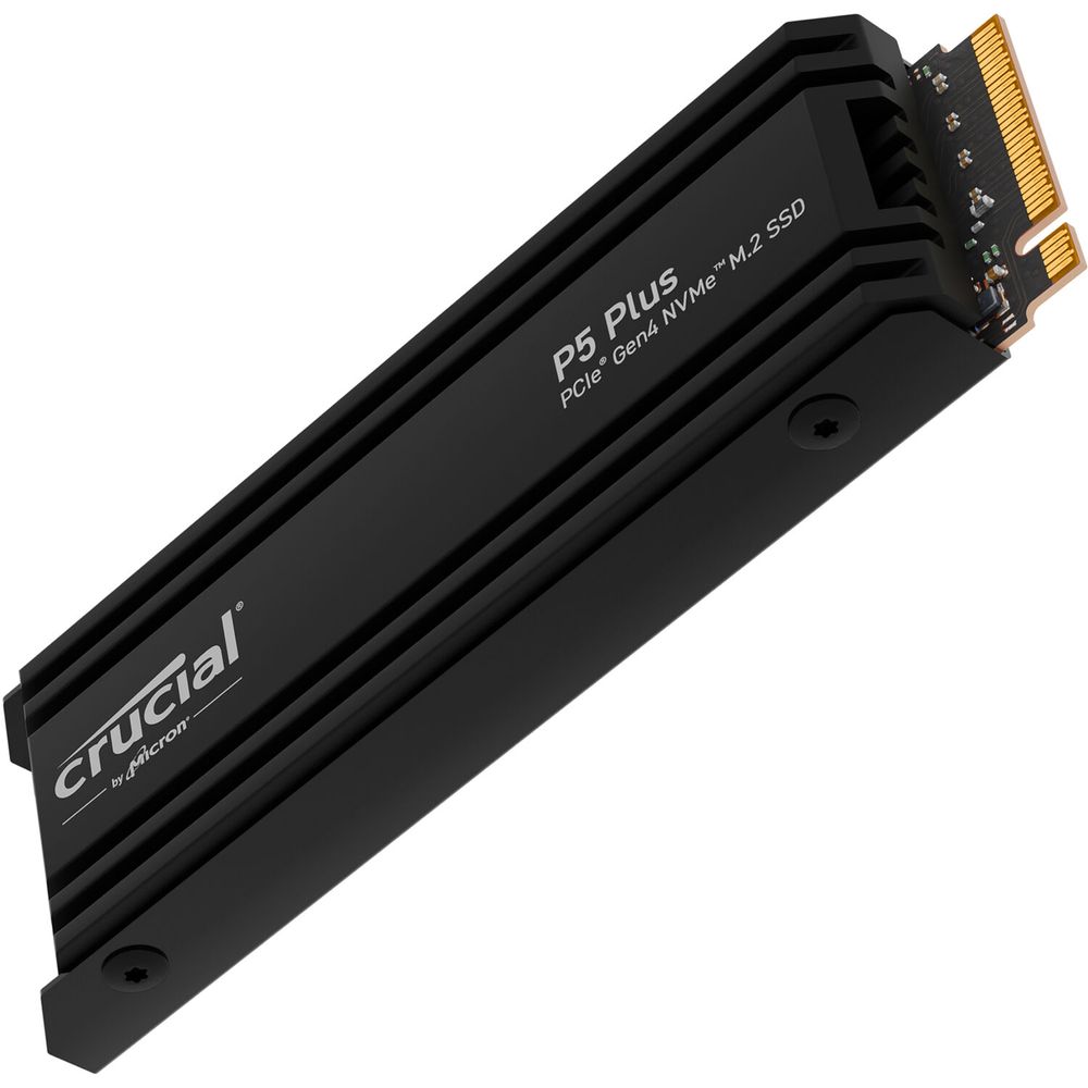 Ssd Interno Crucial 1Tb P5 Plus Pcie 4.0 X4 M.2 con Disipador de Calor