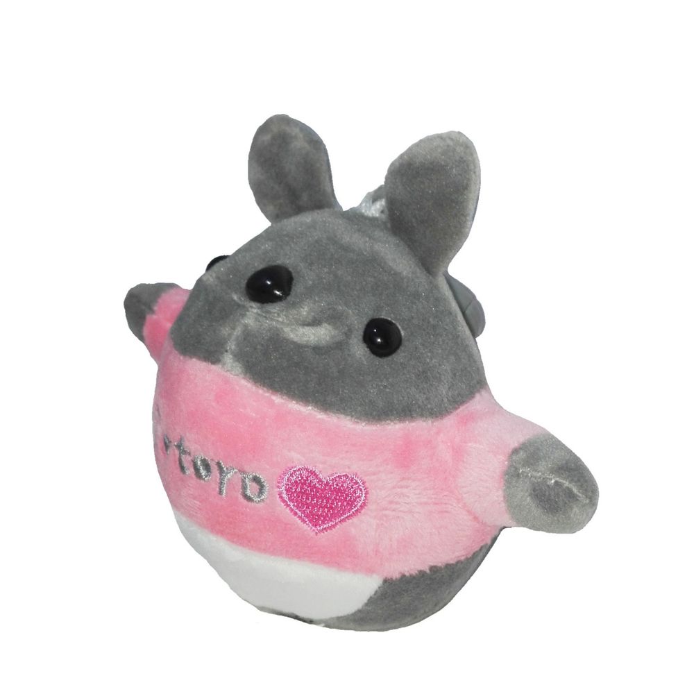 Peluche Llavero Mi Vecino Totoro Polo Rosa 12cm I Oechsle - Oechsle