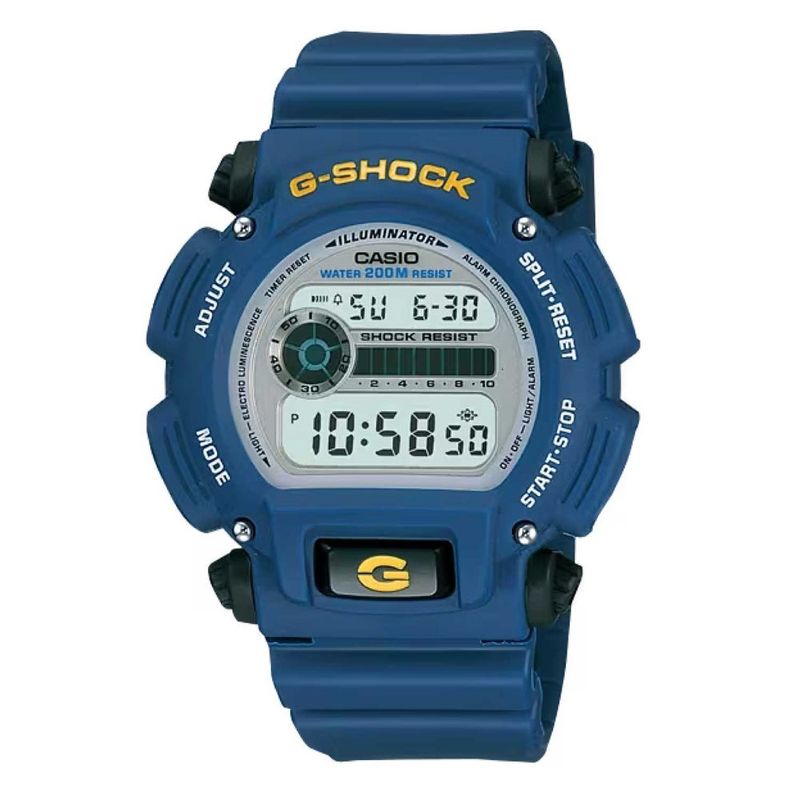 Casio g-Shock dw-5600bwp-2dr Reloj digital para hombre, azul, correa, Azul,  Correa