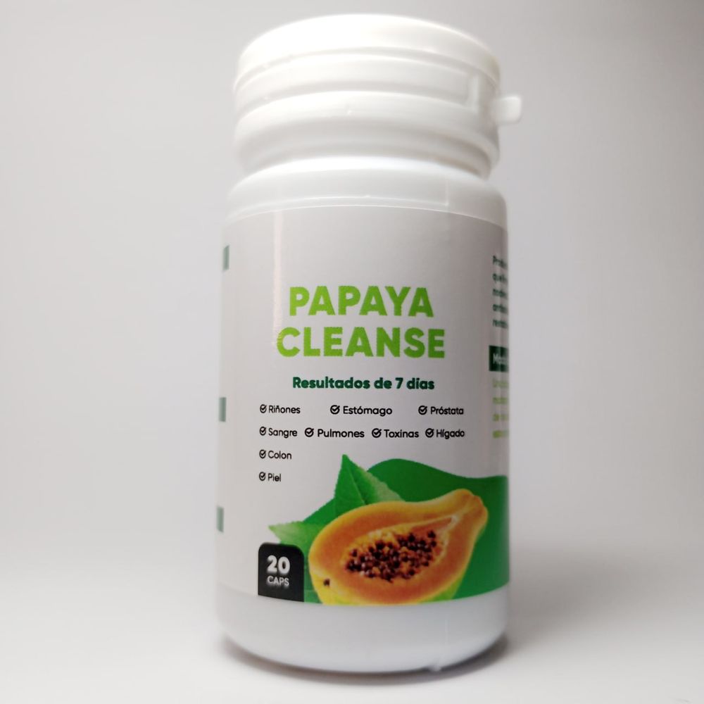 Papaya Cleanse 4 Pack Elimina Toxinas y Parasitos