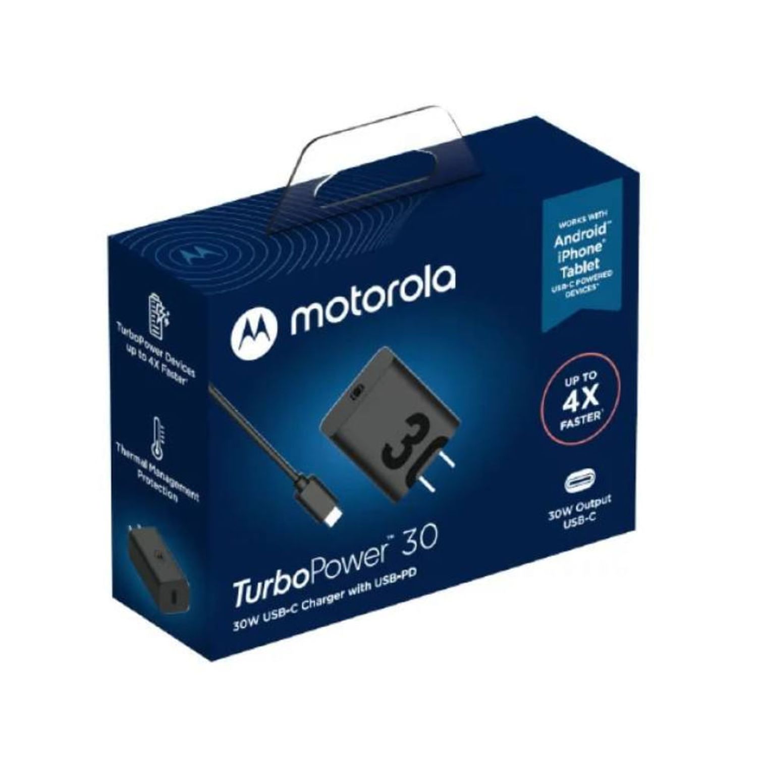 Cargador Motorola Turbo power 30W USB-C