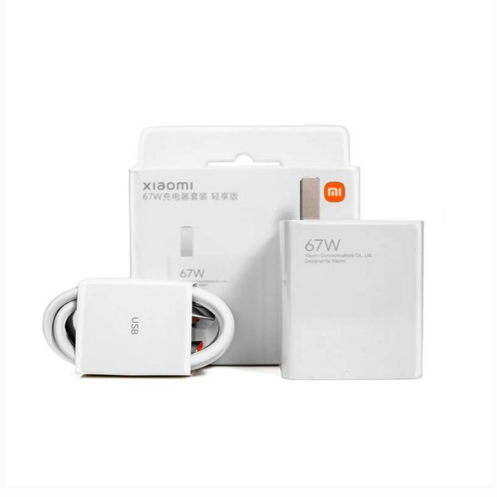 Cargador Para Xiaomi 67W Carga Rapida USB a Tipo C - Original
