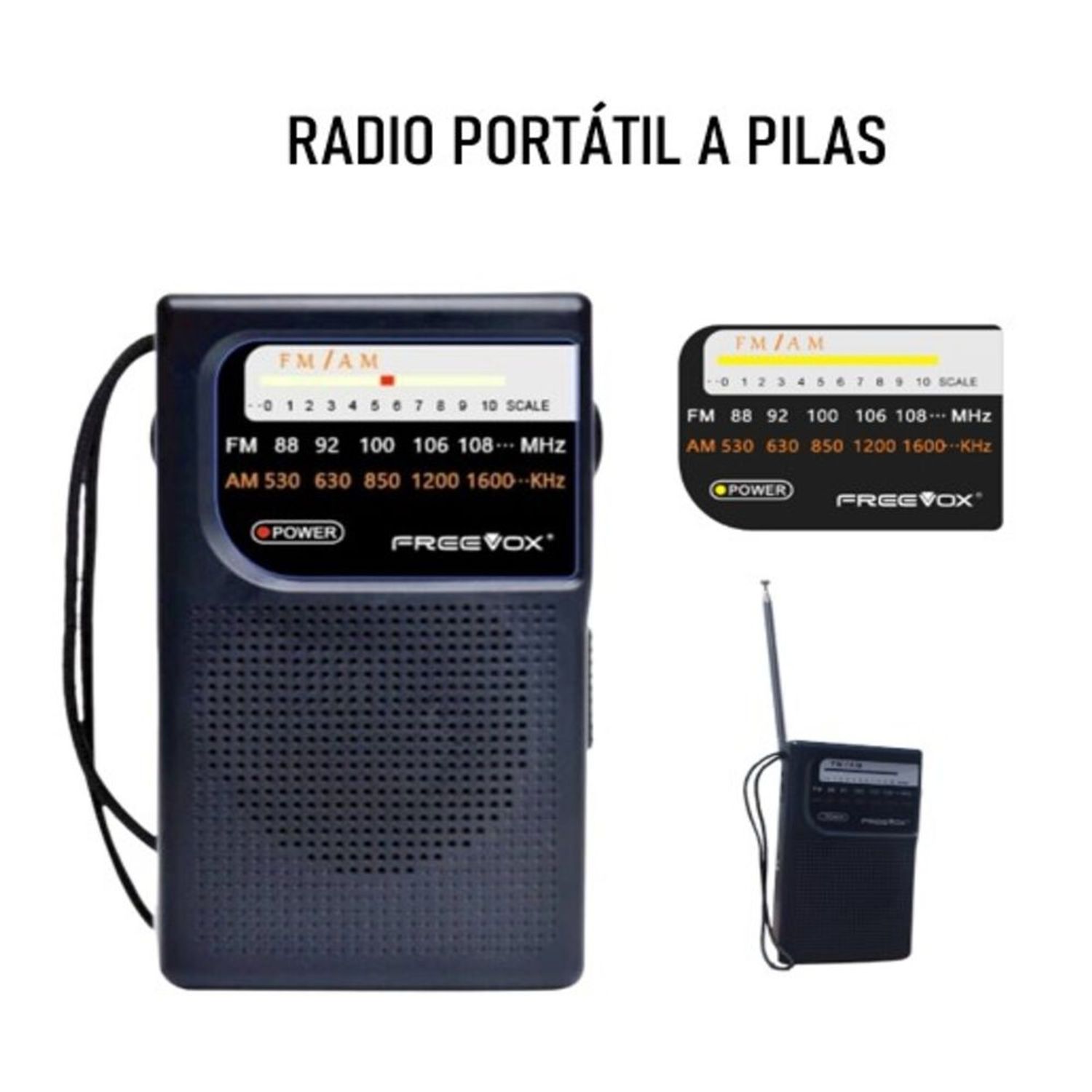 Radio portátil AM FM, radio de bolsillo personal Peru