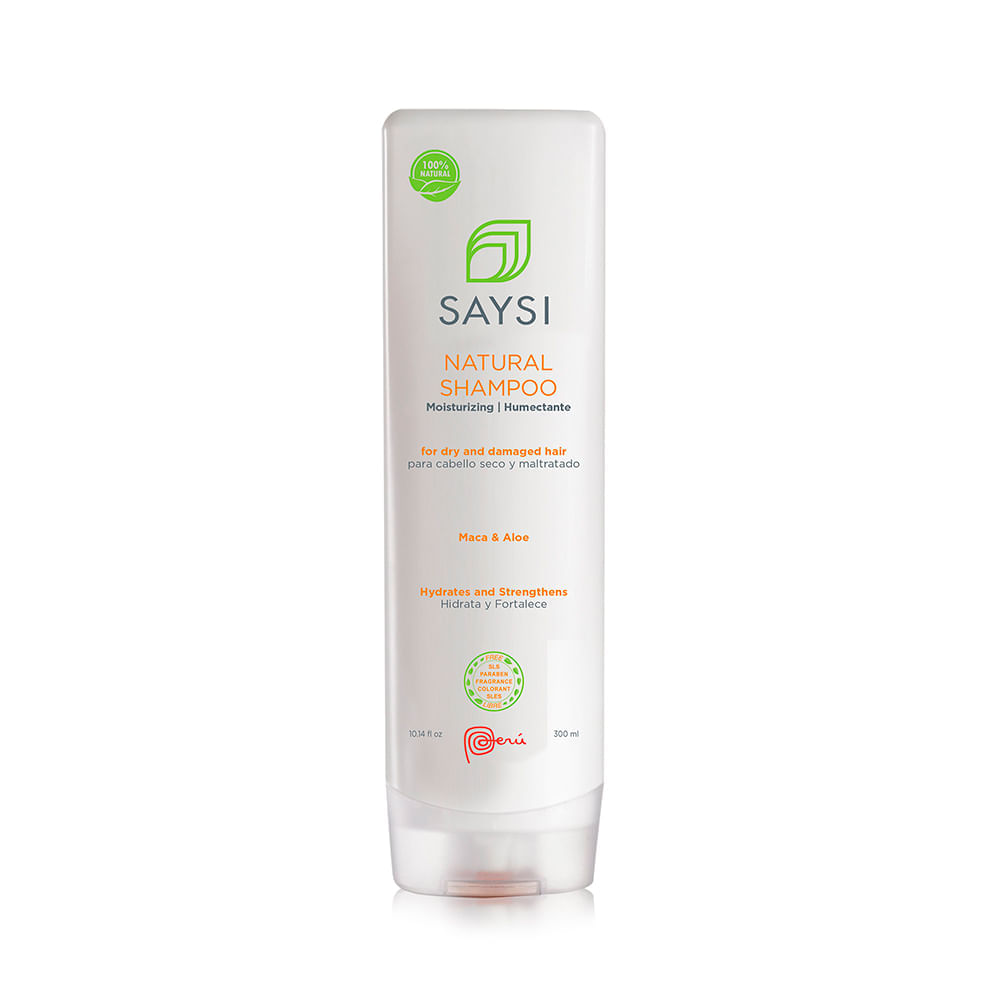 Shampoo Natural Saysi Humectante (Maca & Aloe)