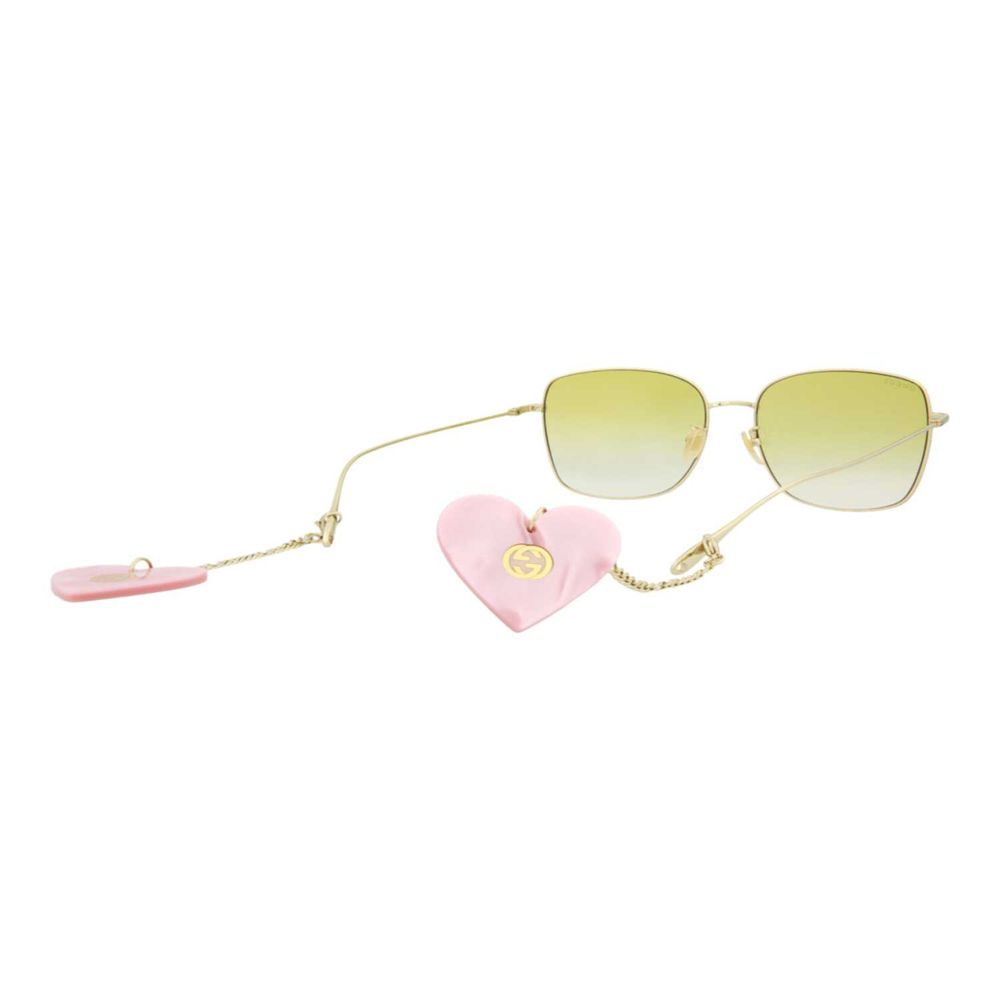 Lentes de Sol Gucci Cuadrados para Mujer en Amarillo I Oechsle