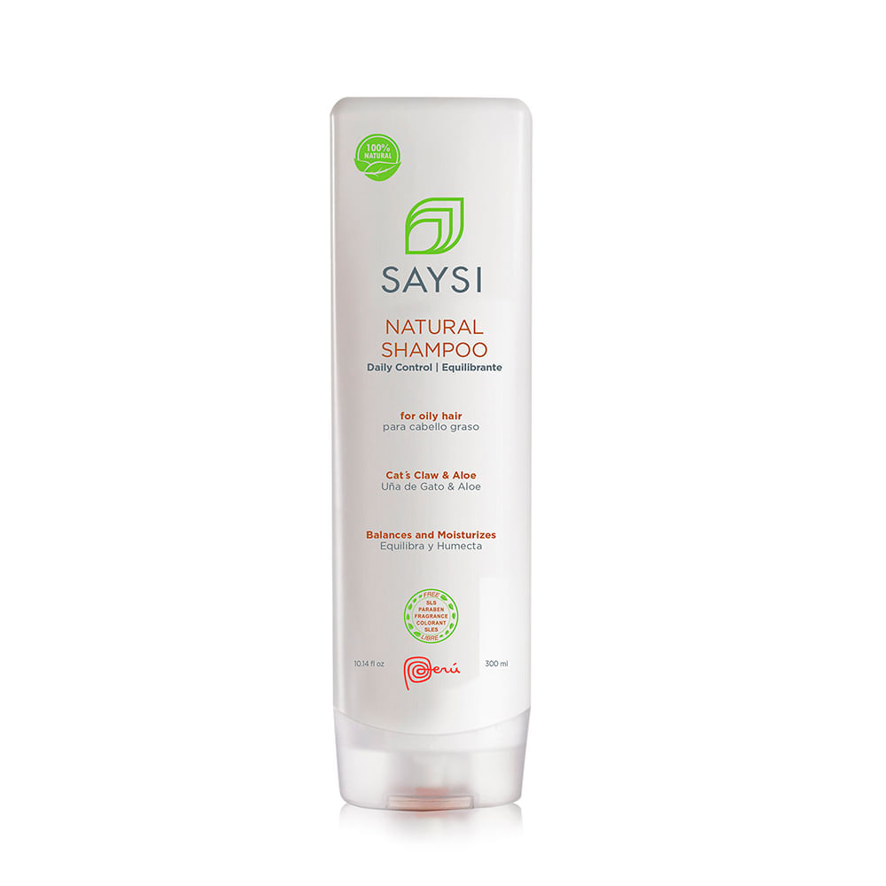 Shampoo Natural Saysi Equilibrante (Una de Gato & Aloe)