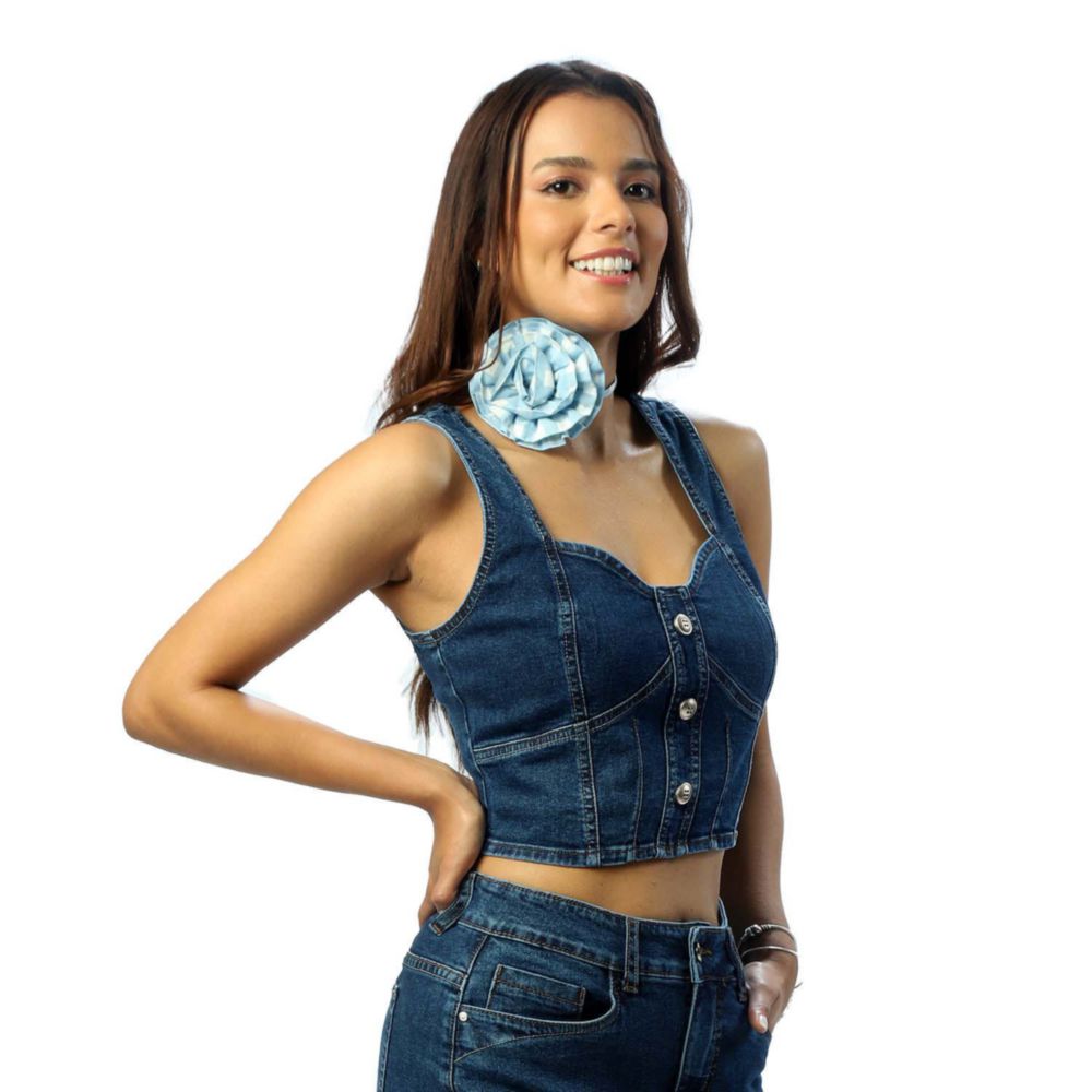 Top Fordan Jeans Mujer Corset