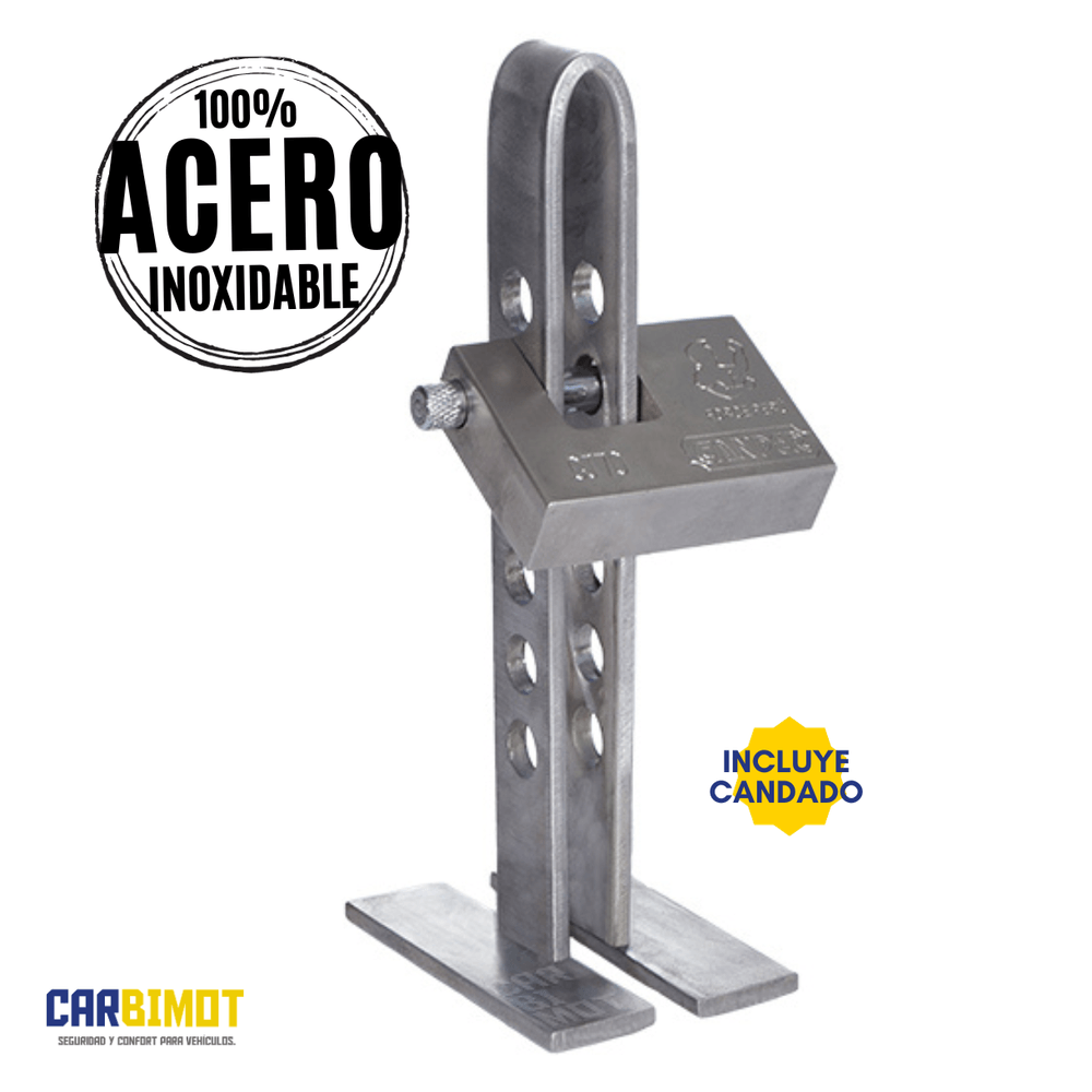 SEGURO BLOQUEO TRABA PEDAL VOLANTE TIMON PARA AUTO VEHICULOS