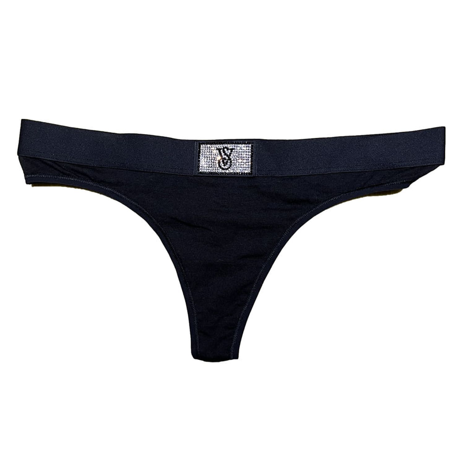 Lenceria Victorias Secret Tanga Color Negro I Oechsle