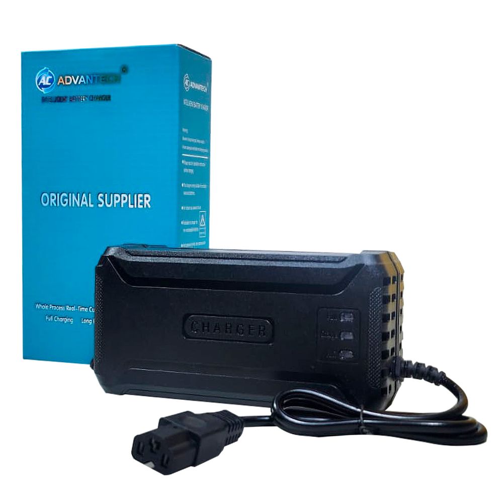 Cargador 72V 20Ah Para Moto Eléctrica con Batería Plomo Acido