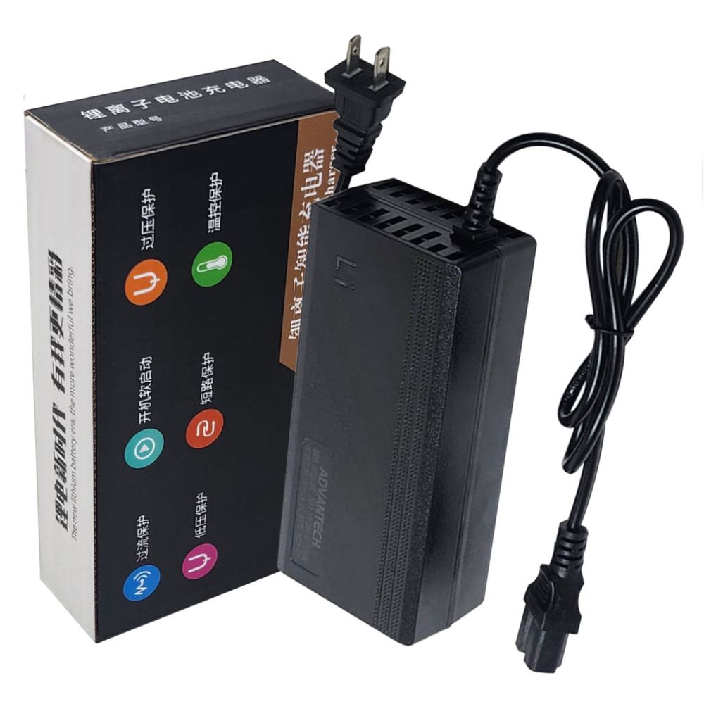 Cargador de 67.2V 3A Para Moto Eléctrica Citycoco Con Batería de Litio de 60V