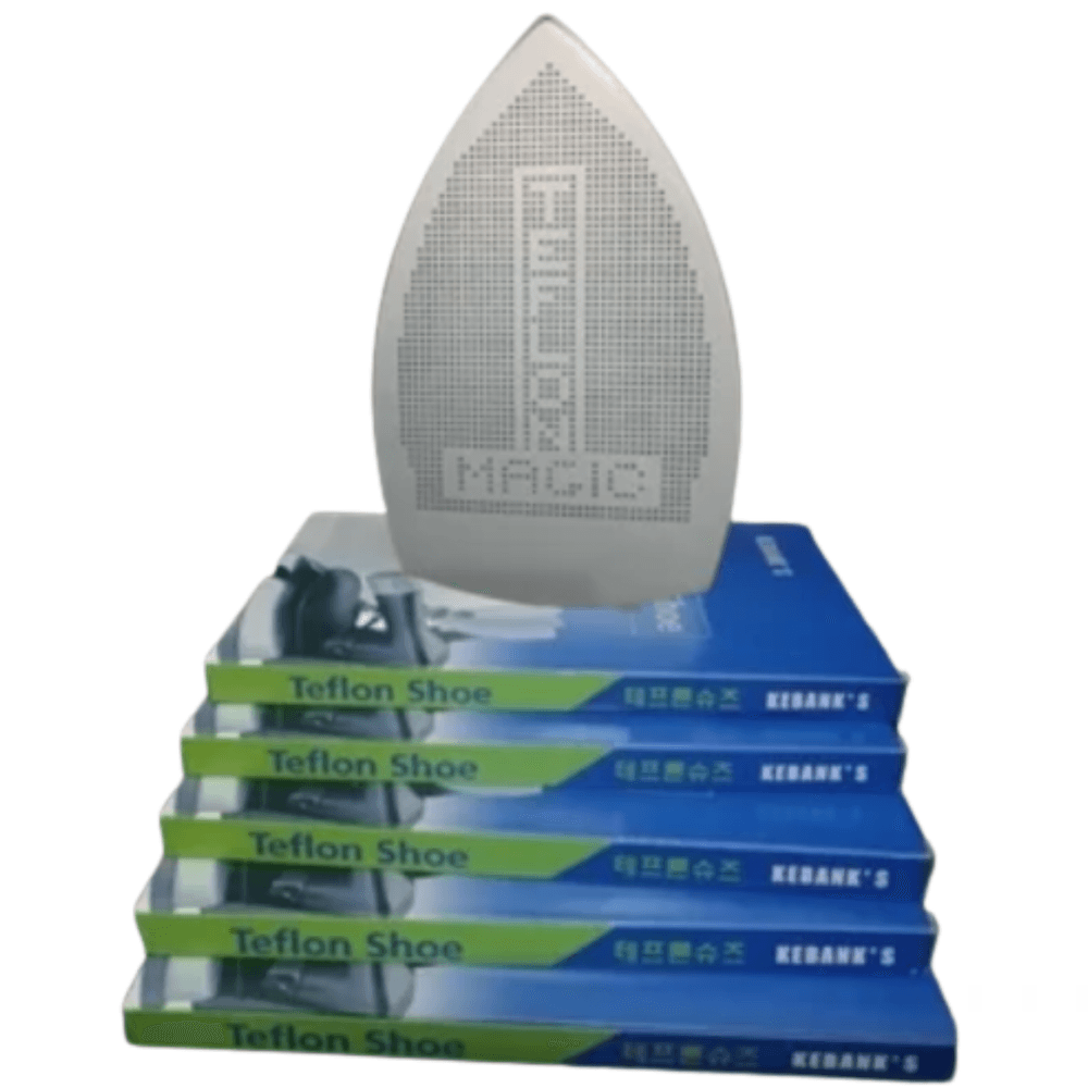 5 Unid Base Zapata de Teflón para Plancha a Vapor Silver Star Es300l Pesada