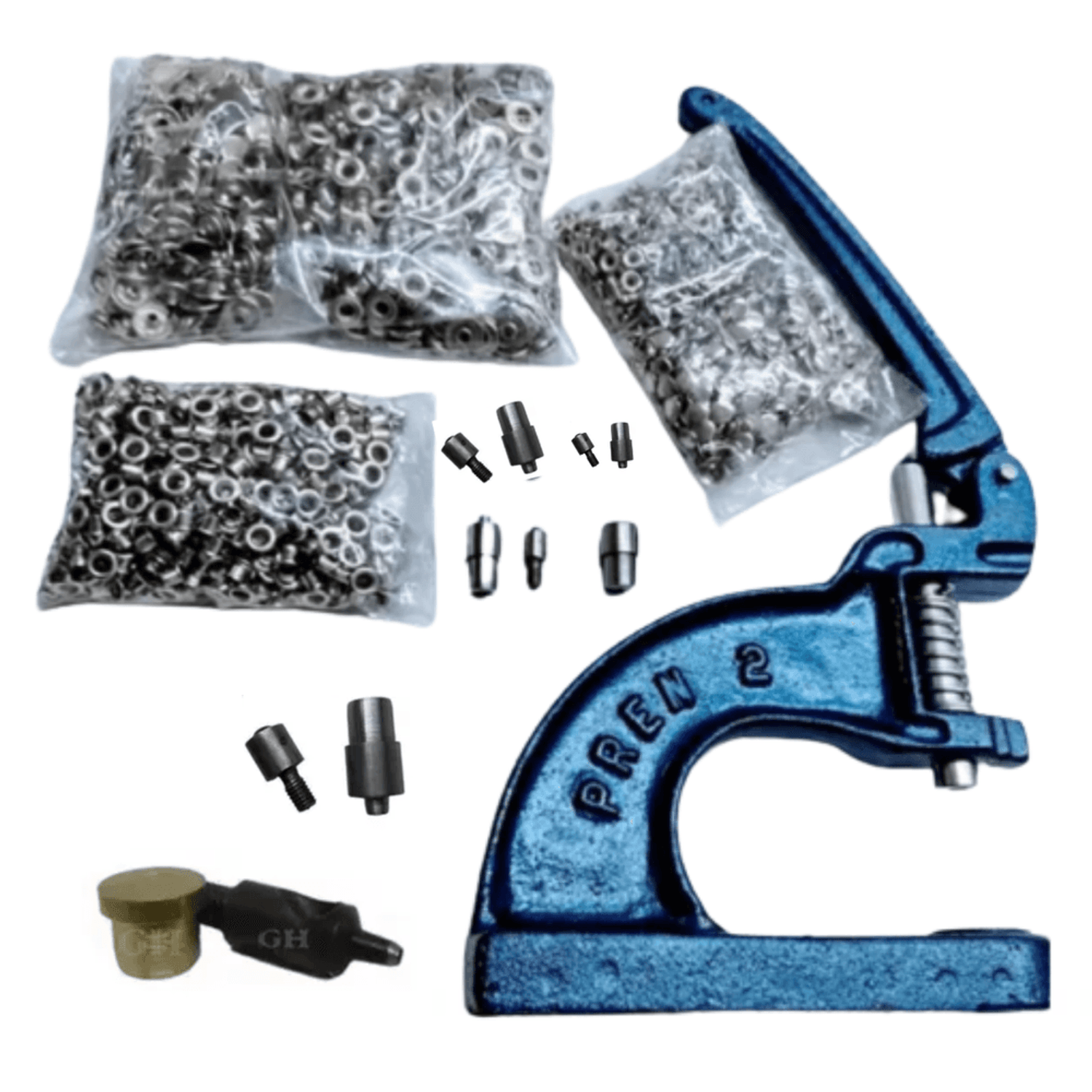 Maquina Remachadora Kit Completo para Broches de 15mm Y Ojales Metálicos  Más Remaches de 9mm I Oechsle - Oechsle
