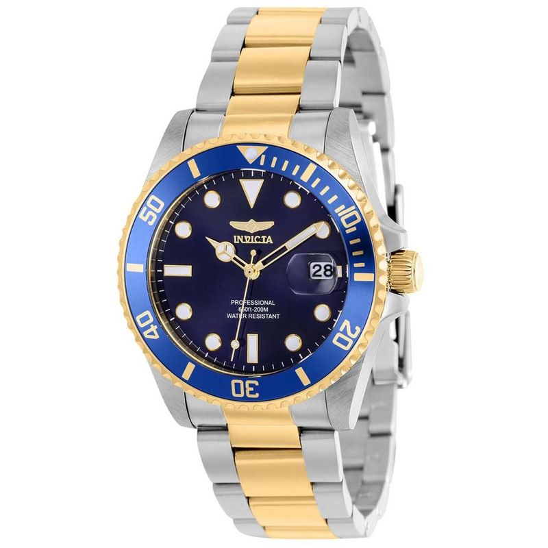 Reloj Invicta Pro Diver 30612 Para Hombre Fecha Acero Inoxidable Dorado  Azul | Oechsle