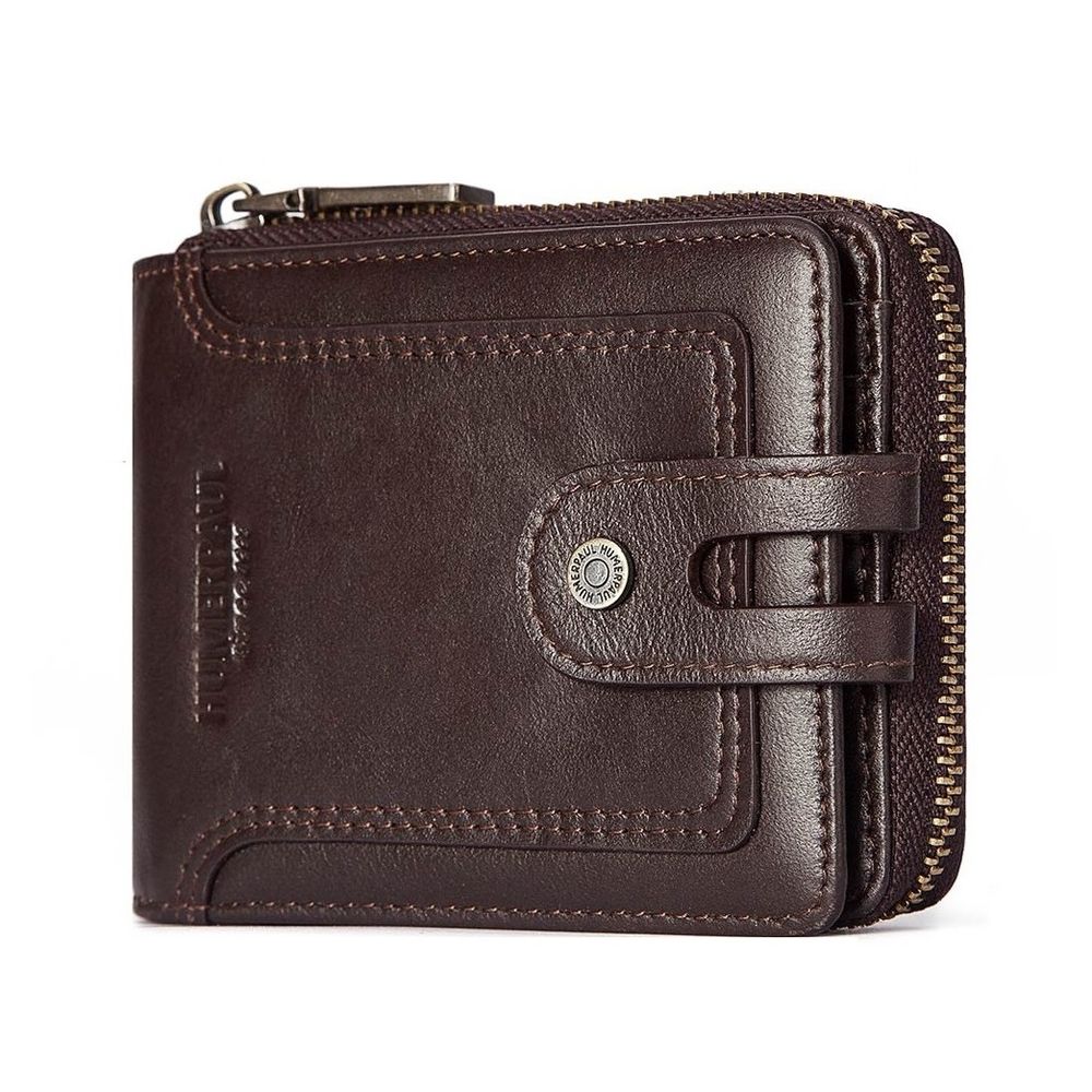 Billetera de Hombre Cierre Grande Humerpaul Café