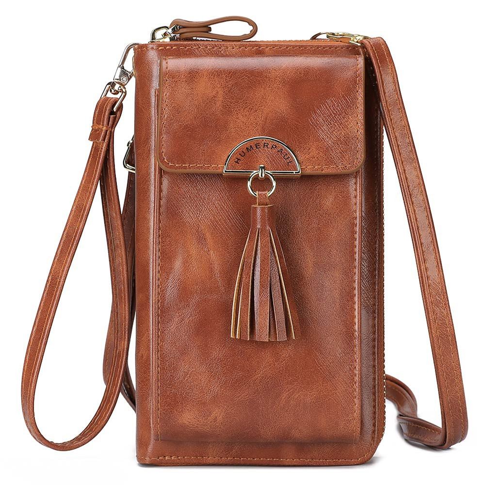 Morral de Mujer Elegante Cuero PU Marrón