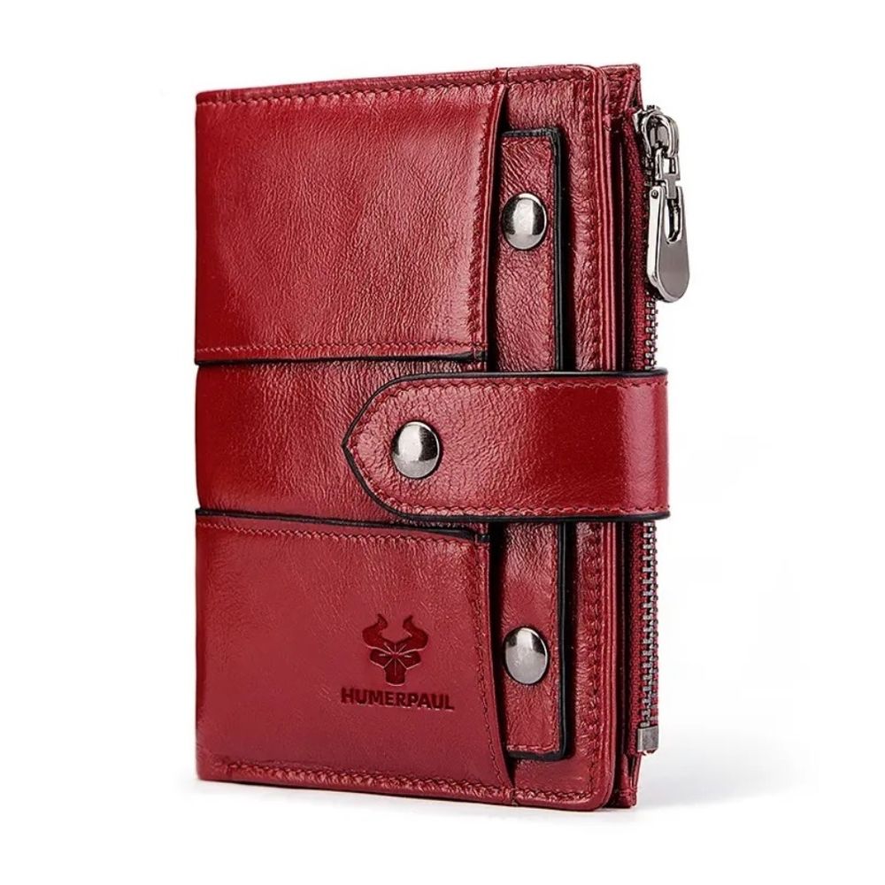 Billetera de Mujer con cadena Humerpaul Rojo