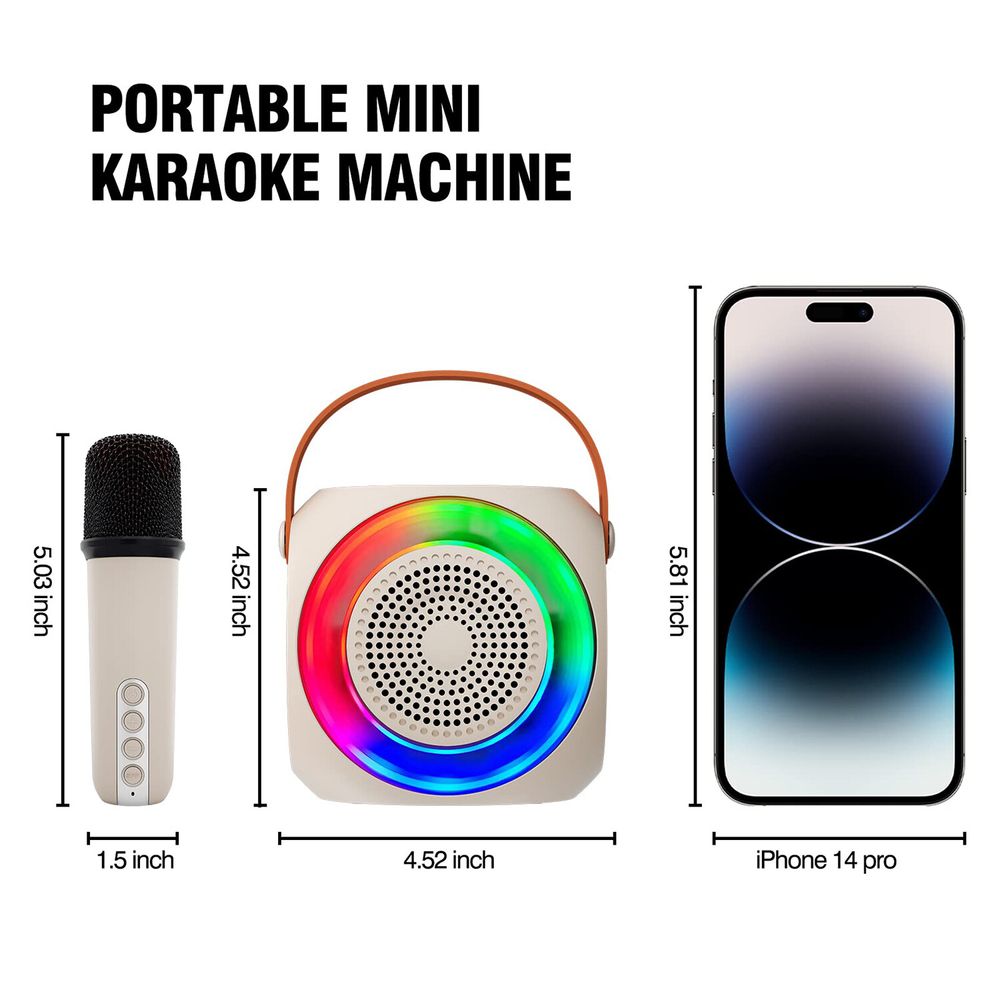 Micrófono inalámbrico de Karaoke con altavoz incorporado Audio Microfonos  Inalambricos