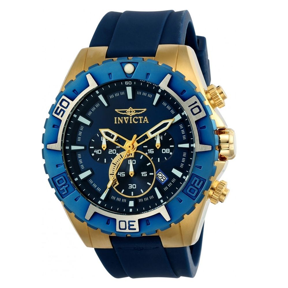 RELOJ INVICTA AVIATOR AZUL CON DORADO 22525 I Oechsle Oechsle