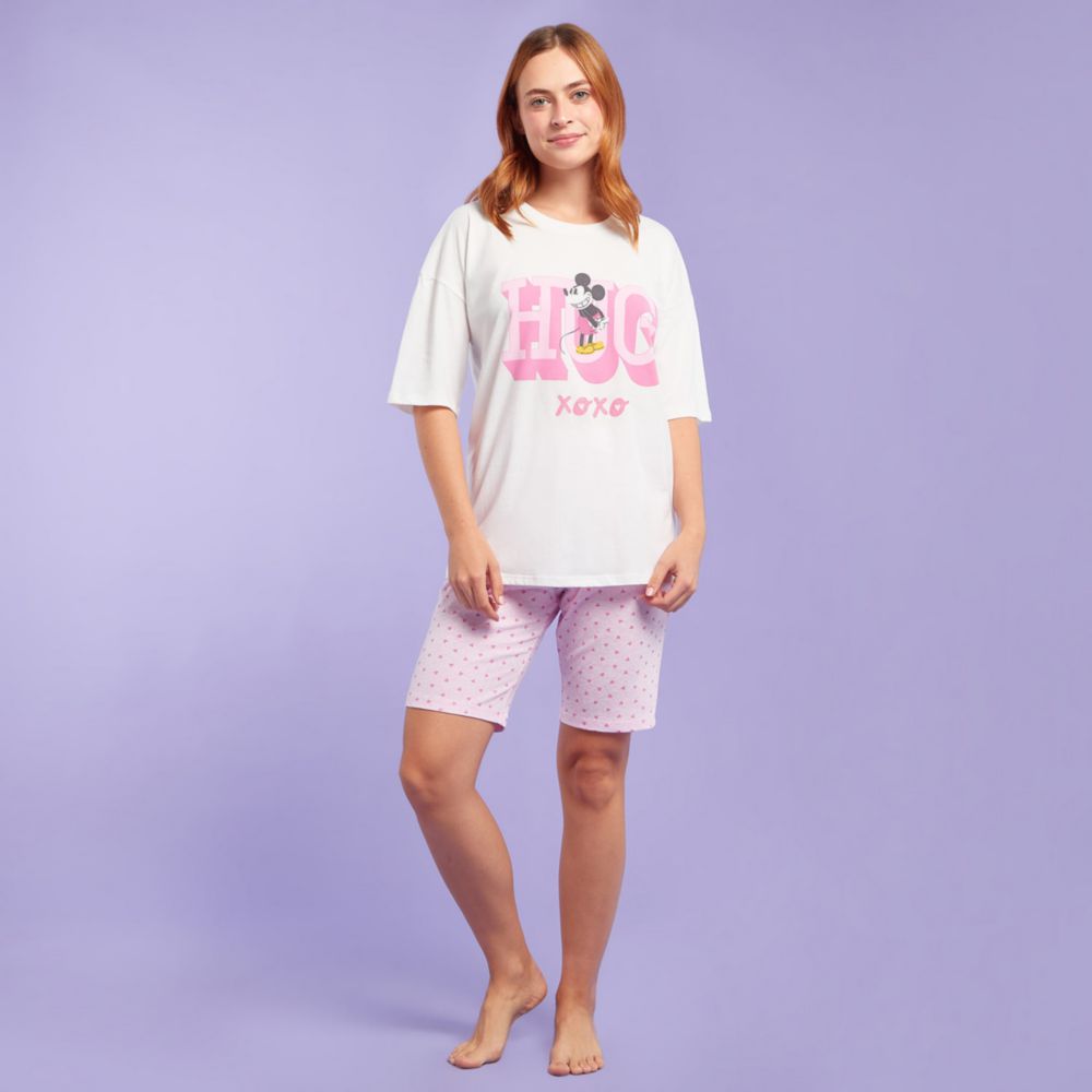 Pijama Con Estampado Para Mujer Disney