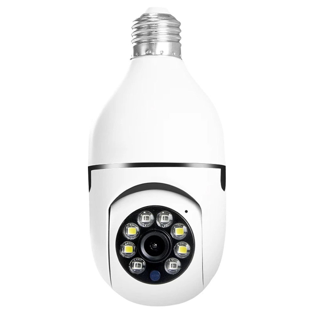 Camara Seguridad Ip Wifi Foco Espia 360 4MP Sensor de Movimiento
