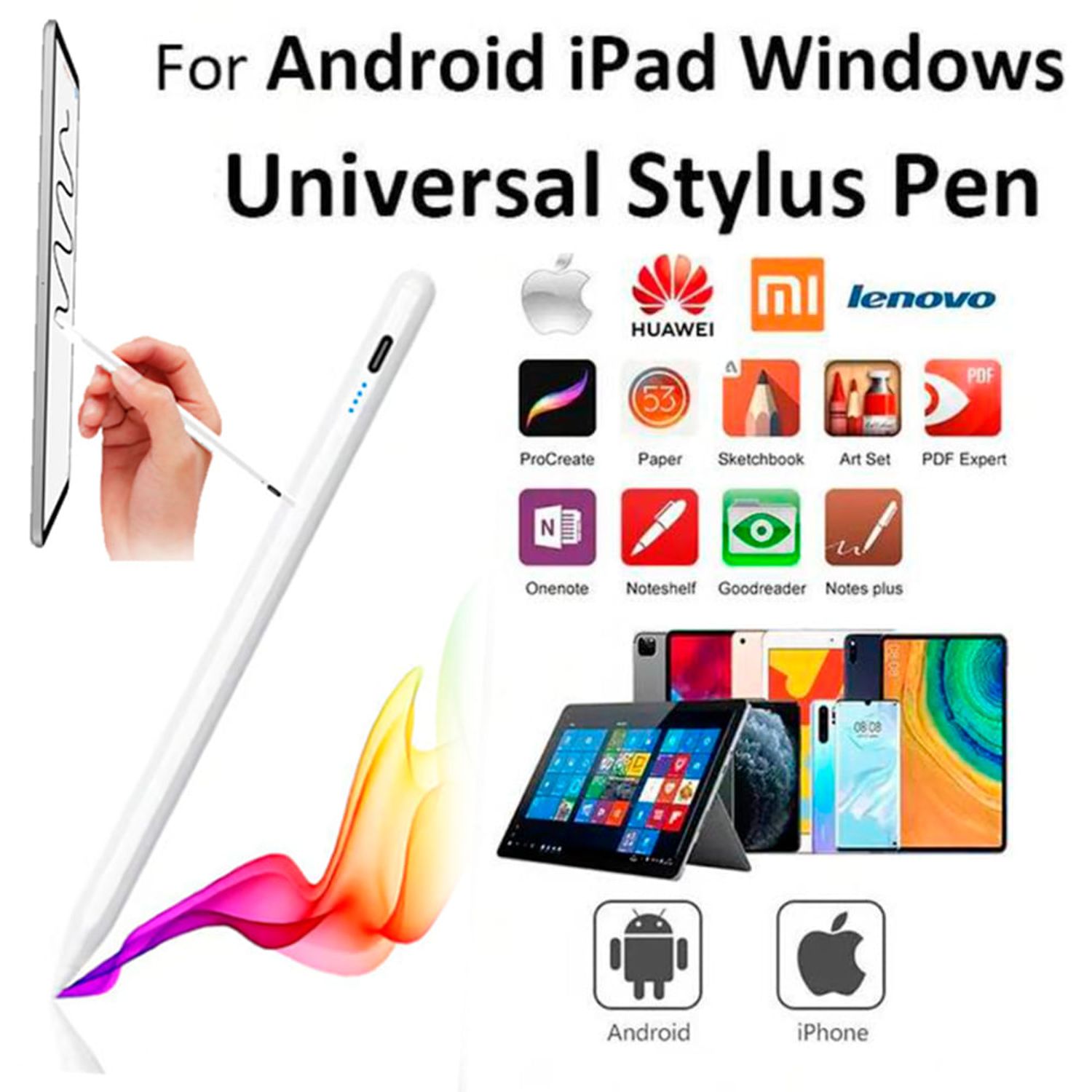 Lápiz Táctil Pen Touch Optico para Tablet iPad Lapicero Android IoS I  Oechsle - Oechsle