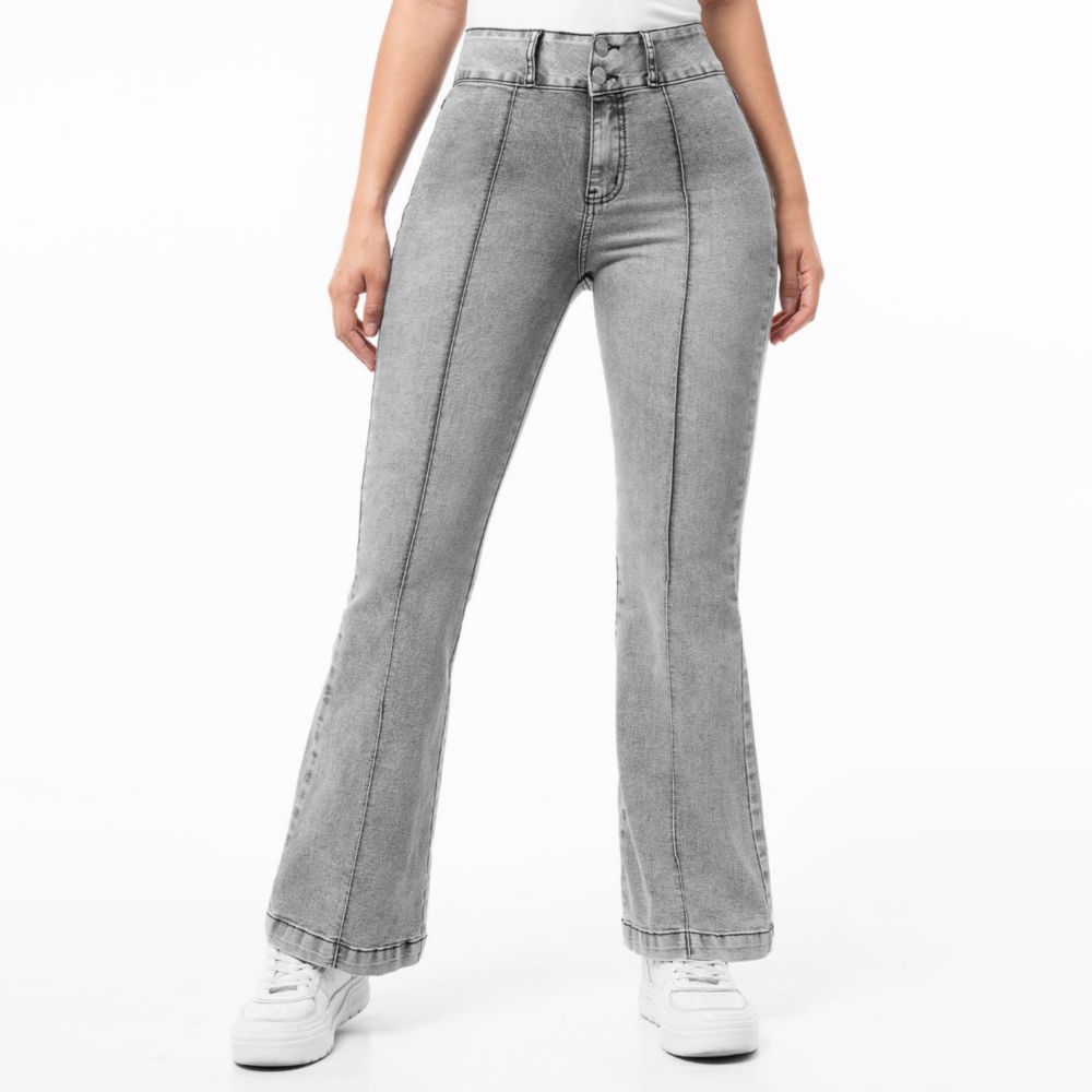 Pantalón Mujer Modelo Baggy Color Celeste - Free Jeans GENERICO
