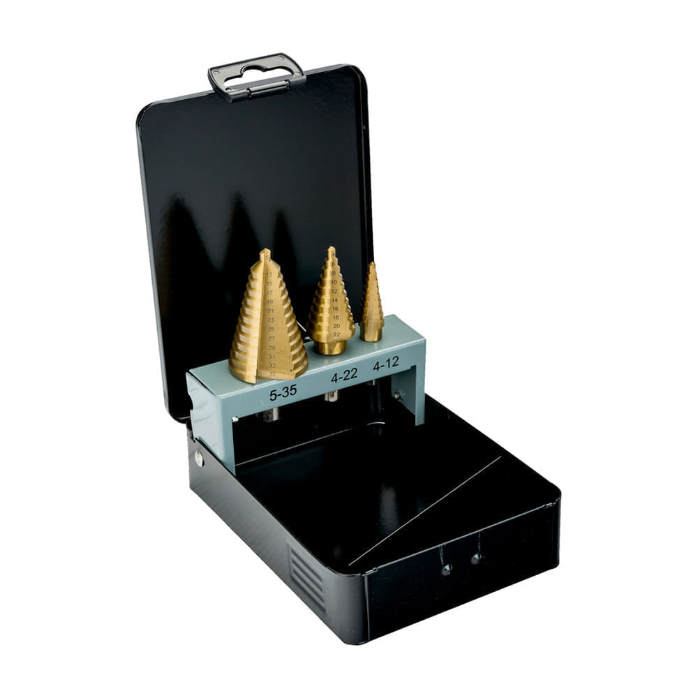 Juego de Brocas Escalonadas de Acero Bahco Modelo Escalonadas 228SETSD