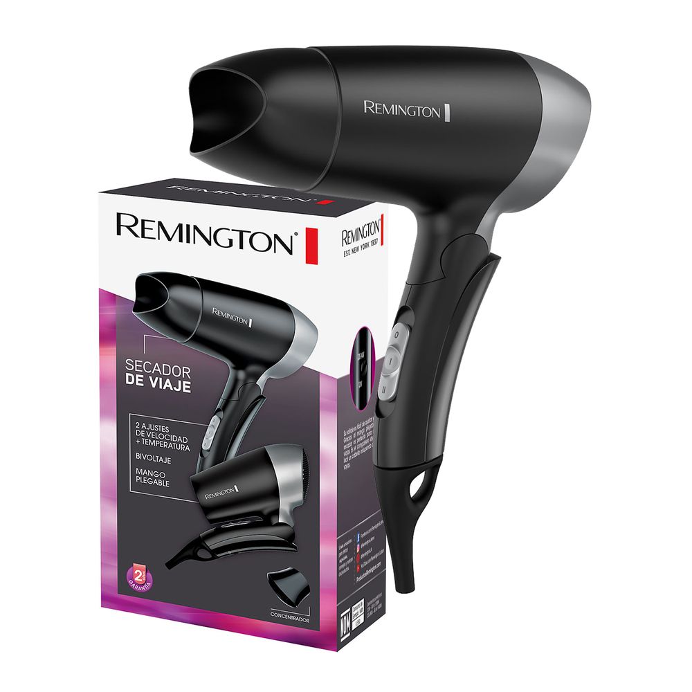 Secador Remington de Viaje D2400 con Mango Plegable