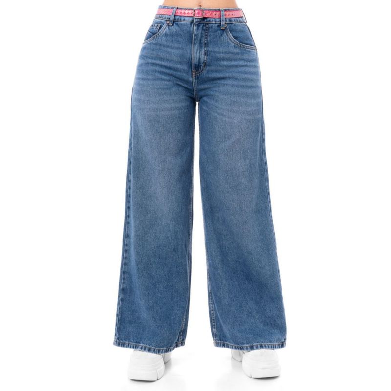 SQUEEZE Pantalon Jeans Mujer Denim Stretch azul