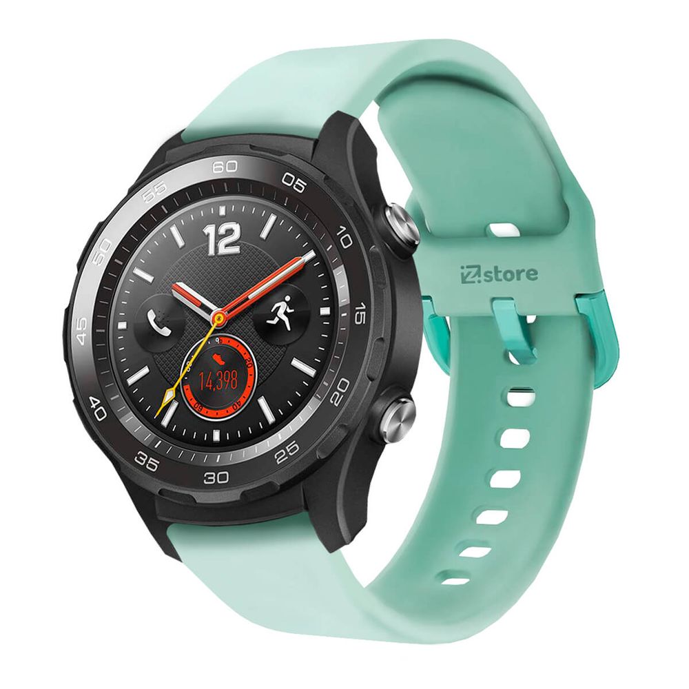 Correa Compatible Con Huawei Watch 2 Verde Esmeralda Evilla 20mm