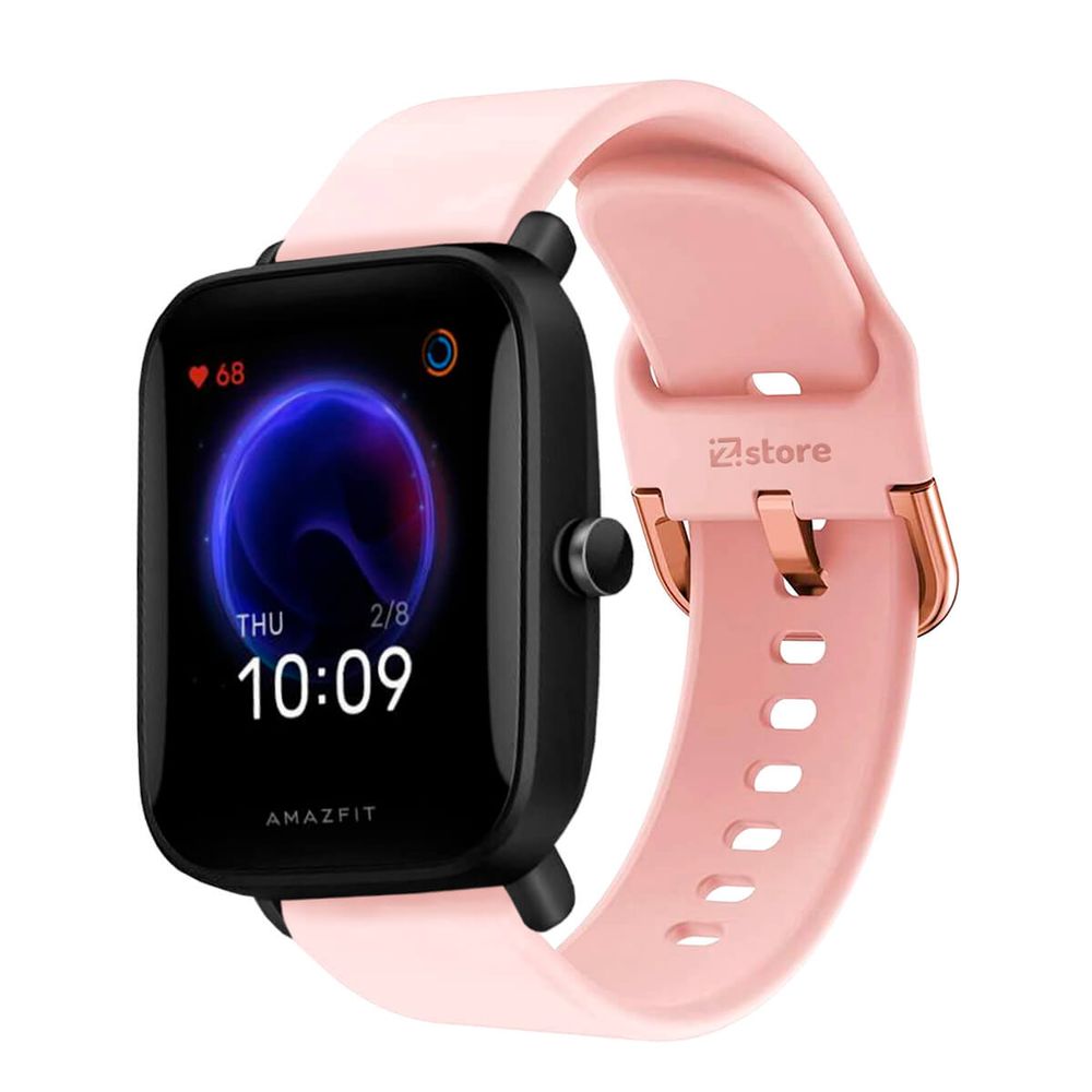 Correa Compatible Con Amazfit Pop Pro Rosado Evilla 20mm I Oechsle