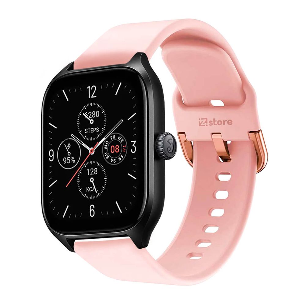 Correa Compatible Con Amazfit Bip U Rosado Evilla 20mm I Oechsle - Oechsle