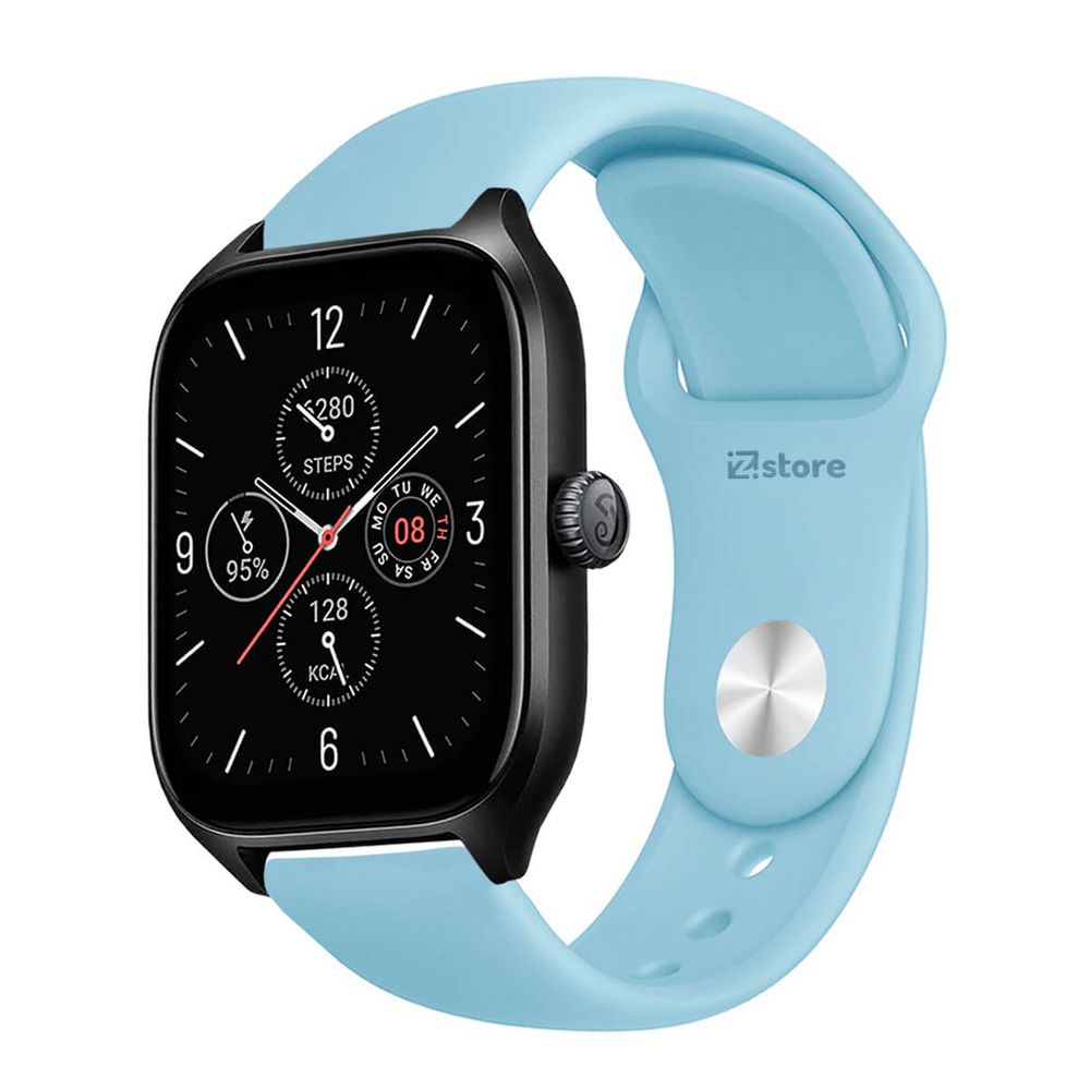 Correa Compatible Con Amazfit GTS4 Celeste Cielo Broche 20mm