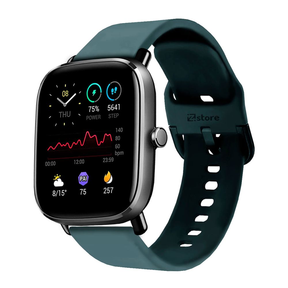 Correa Compatible Con Amazfit GTS3 Verde Oscuro Evilla 20mm