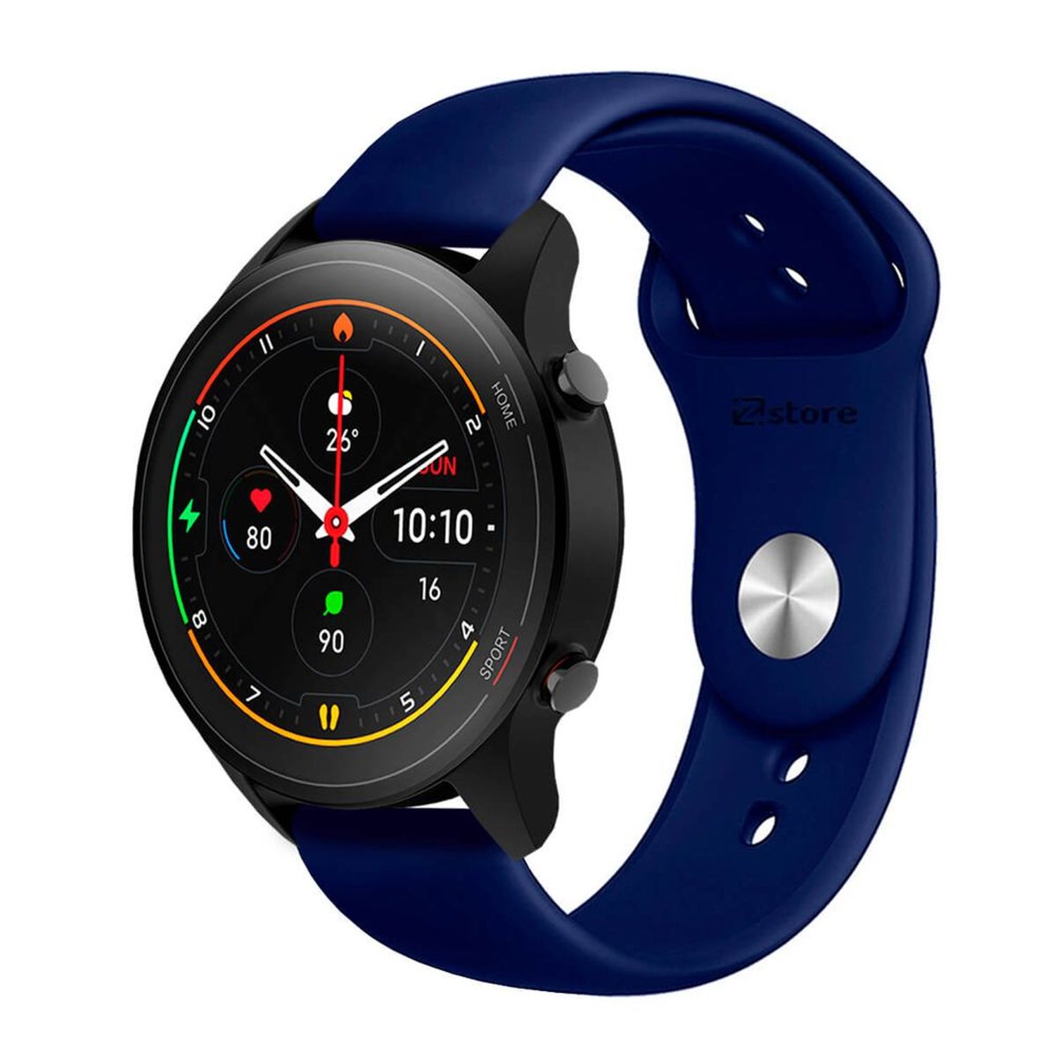 Correa Compatible Con Xiaomi Mi Watch Color Azul Oscuro Broche 22mm I  Oechsle - Oechsle