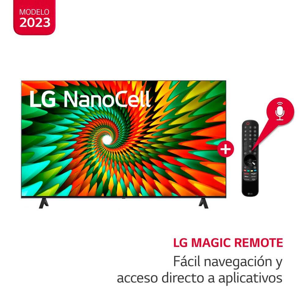 Televisor LG NanoCell 65 UHD 4K ThinQ AI 65NANO77SRAZ - Oechsle