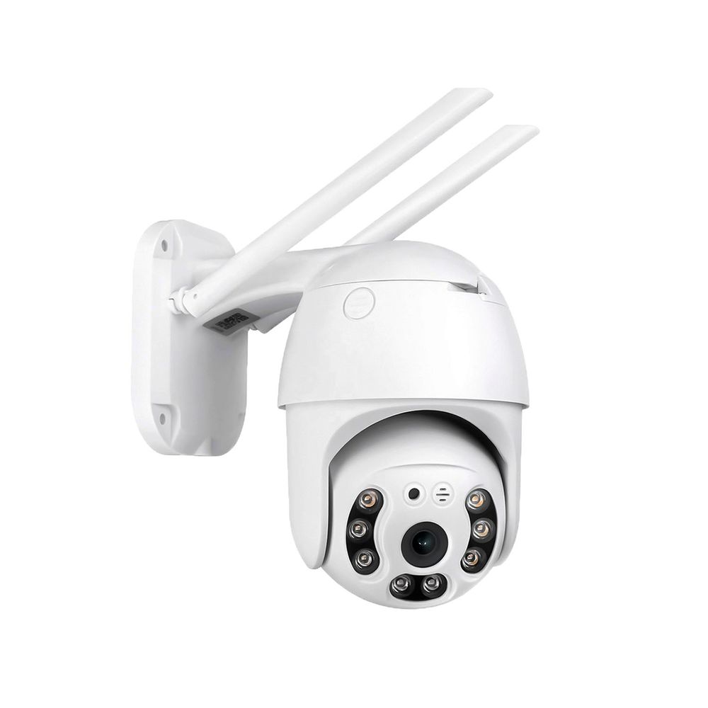 Cámara de seguridad panorámica para exteriores, cámara IP WiFi para el  hogar 1080P, cámara de vigilancia domo de inclinación panorámica, detección  de