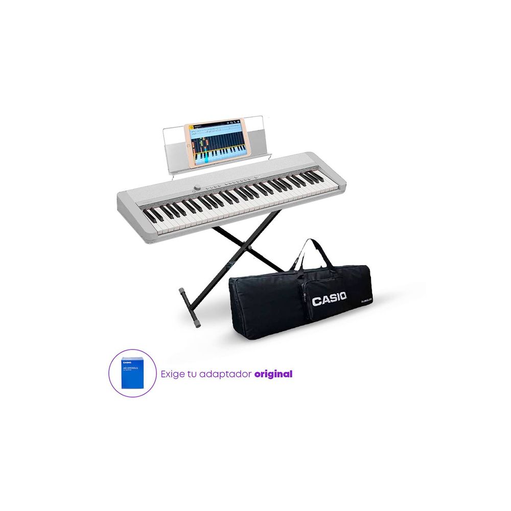 Teclado Casio Ct-s1 Blanco Pack Piano