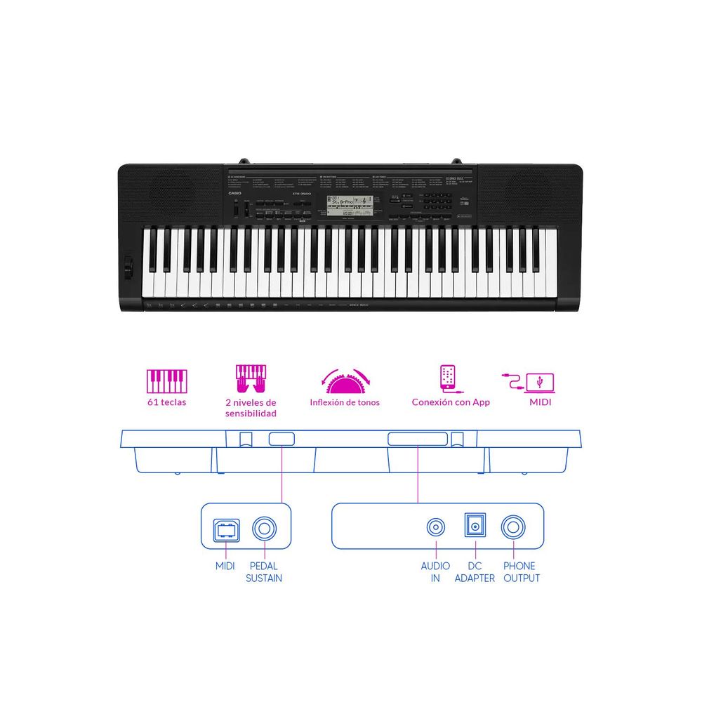 Casio ctk 3500 clearance bundle